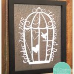 Papercutting Wedding Birdcage