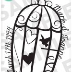 Anniversary Papercutting Birdcage